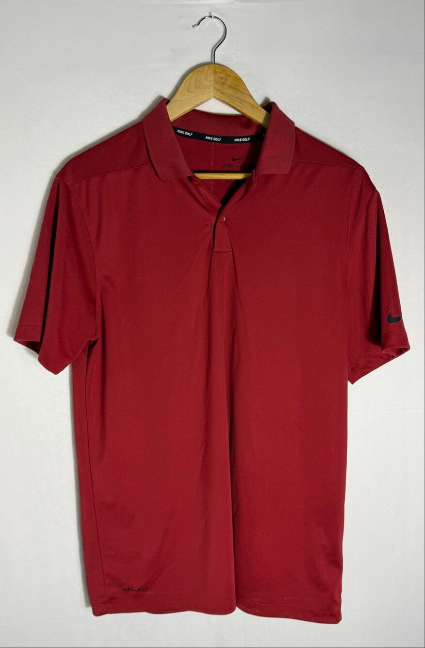 Nike Golf Dri-FIT Polo Red Performance Shirt M